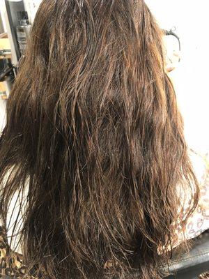 Before Keratin Treatment