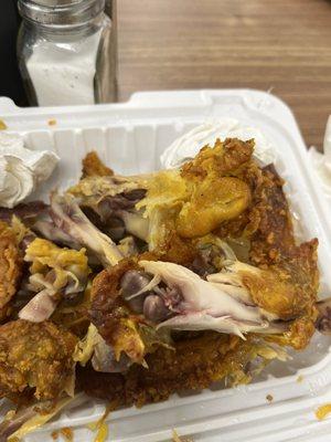 Reviews are correct by food was not done  I'll never order here again