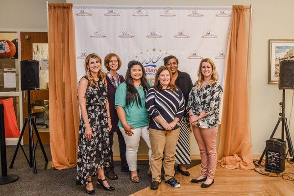 Muskegon staff photo from our 20th anniversary celebration