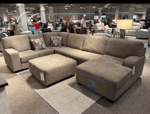 Skylar couch and ottoman