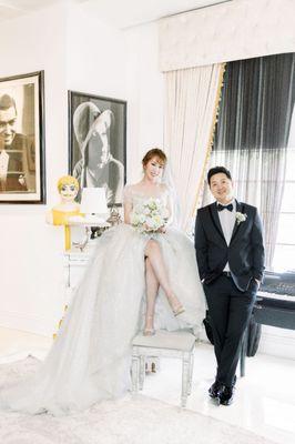 Hair and make up, bride, groom