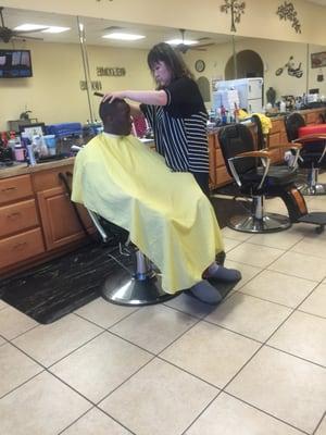 Stallion Barber putting in work !!!!