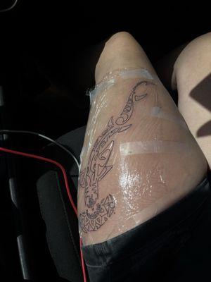Shark Attack Tattoo