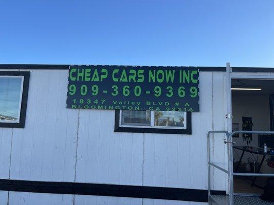 Used car lot information