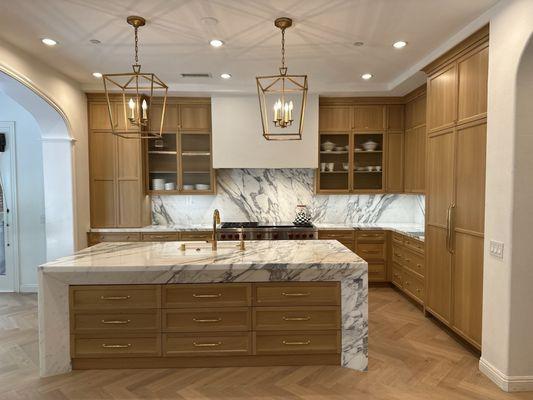 Custom upscale kitchen