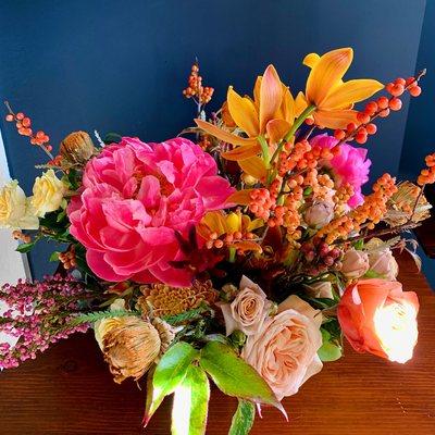 Handmade flower arrangement