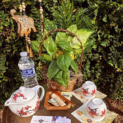 Tea Service in the Secret Garden