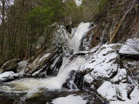 View from the bottom of the falls