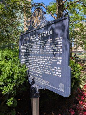The Iron Brigade Historical Marker, Detroit