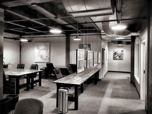 Aesthetically pleasing office space. Work comfortably.