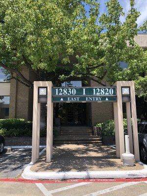 Office entrance