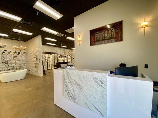 Remodeled showroom May 2022