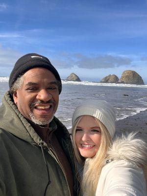 My husband loves his light up hat, purchased at this Hallmark store.