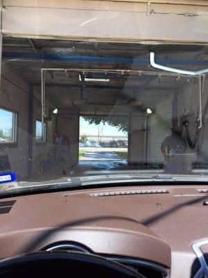 Inside. Hand washed!!!