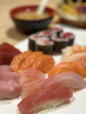 Sashimi & Sushi & Sashimi for 1