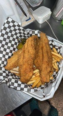 Our famous deep fried Catfish!