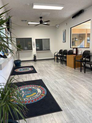 Lobby at the clinic