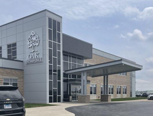 Front entrance. Beautiful new building