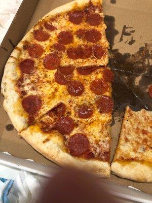 Pepperoni pizza