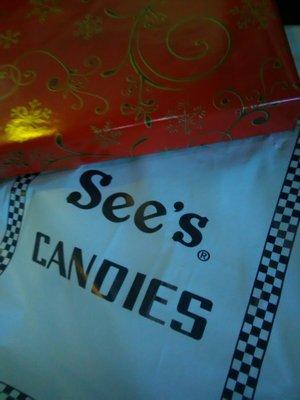 A box of chocolates.... mixed Nuts/chews