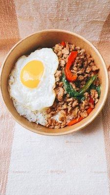 Ka Prow Gai Khai Dow