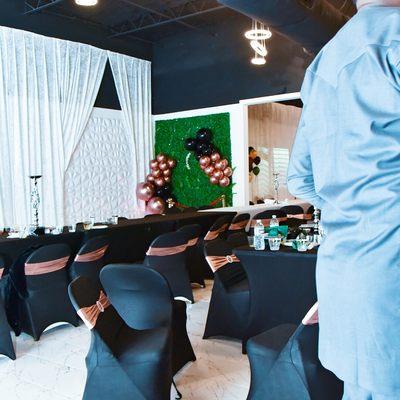 Beautiful Events Space for all occasions.....Our large Events Center can take upto 200 guest