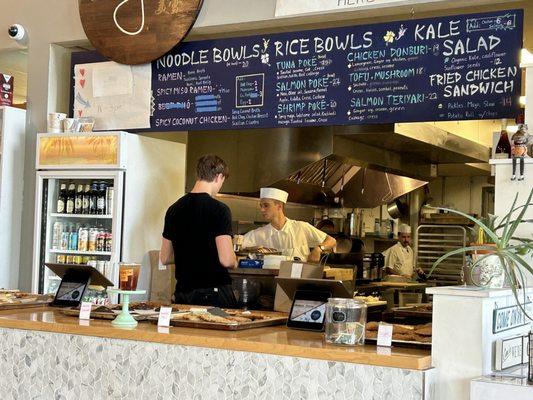 Ramen was just OK but VEGAN friendly rice and veg bowl was a hit!