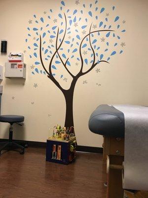 Back to test my youngest for the Flu- front office, nurses and the Docs here are amazing