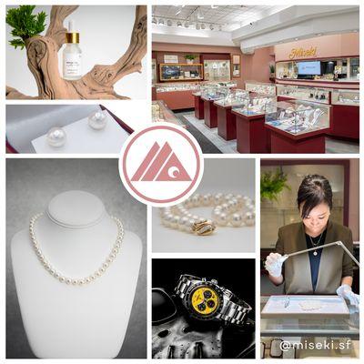 Japanese Akoya Pearls, Fine Jewelry, Seiko, Aroma Oils, Pearl Restringing, Remodeling, Watch Battery Replacement, and more.