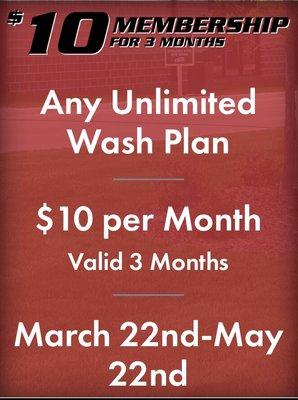 Special offer from their FB page.