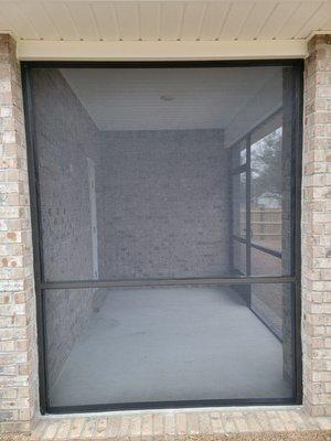 Coastal Improvements screen enclosure side view