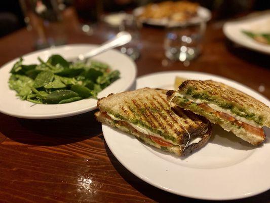 Victoria Salad and Caprese Toastie made for a perfect dinner!