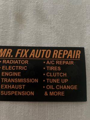 Mr.Fix Auto Repair