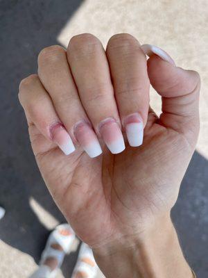 This is INSANE lol i have been getting manicures for 15 years and have never seem anything like this