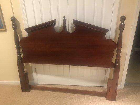queen (60") solid cherry headboard