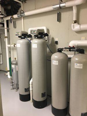 Large home with private well containing Arsenic, High Iron, heavy sediment & Low pH.