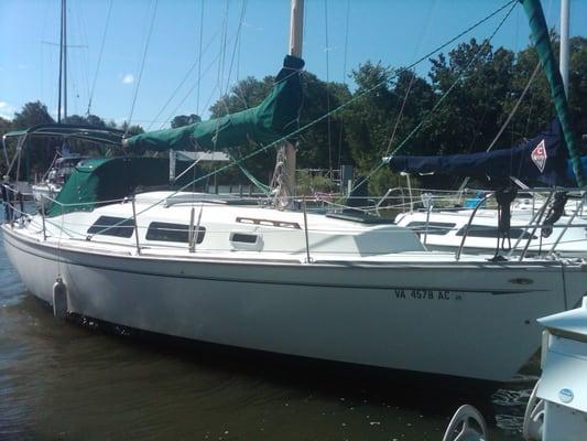 30' Sloop for our Basic Courses.