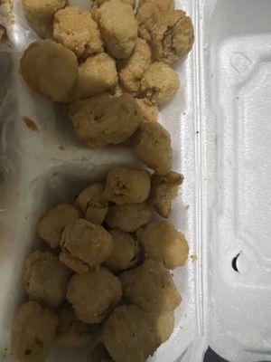 Fried Okra - this was my leftovers!