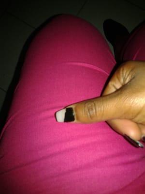 Its been 7 days, this a gel set I got done, Color is coming off, i spend 35 so it can last not to peel off.