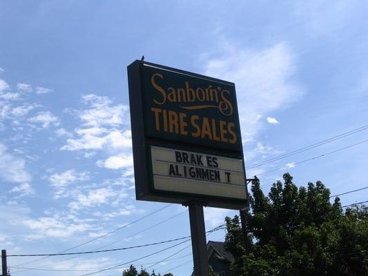 Sanborn tire and auto