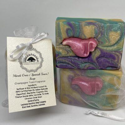 MARDI GRAS (Spanish Town) SOAP - Champagne Toast Scent