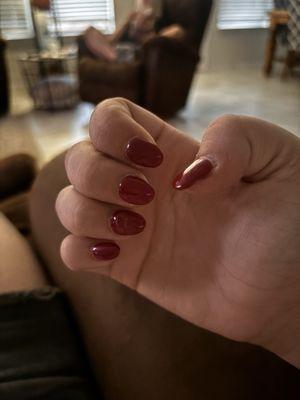 Close up, and the forever missing bow