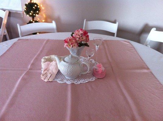 Victorian centerpiece for shower or birthday party