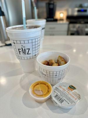 Berry Bad Doctor + Pretzel Bites