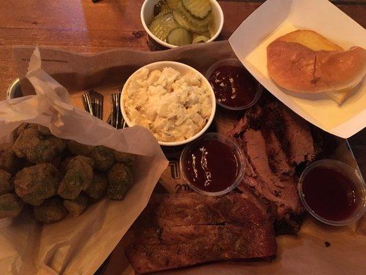 3-meat order with 2 sides