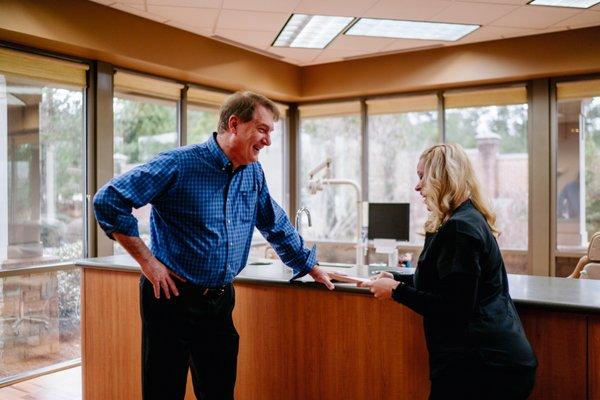 Dr. Lisenby and Treatment Coordinator Staci