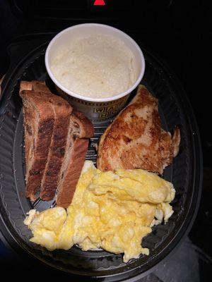 The food was very appetizing it tasted good not too much condiment...