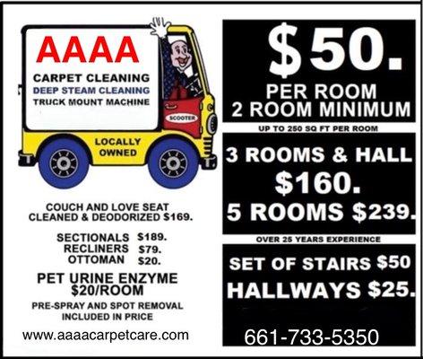 AAAA Carpet Cleaning of Antelope Valley