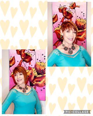 Beautiful local art work always displayed...this time Tatiana Klimov