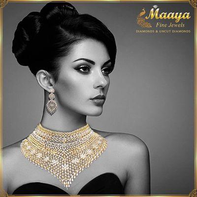 5-in-1 detachable necklace set in F color VVS clarity diamonds